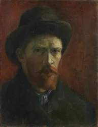Autoportrait avec chapeau de feutre